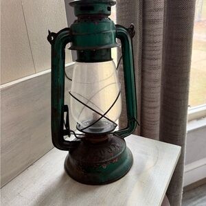 Vintage green Kerosene Lantern